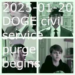 2025-01-20 DOGE civil service purge begins thumbnail collage